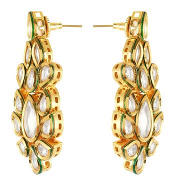 White pearl earrings 2