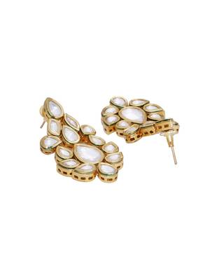 White pearl earrings 4