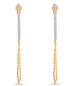 White pearl earrings