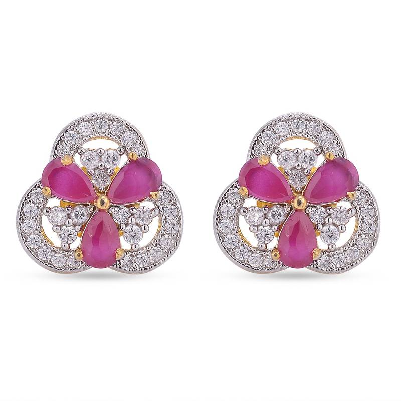 Multicolor pearl earrings