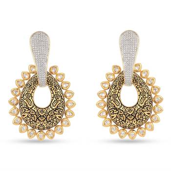 White pearl earrings 1