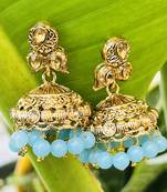 Blue zircon  earrings