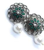 Green zircon  earrings