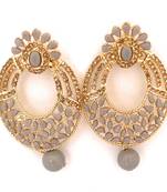 Grey zircon  earrings