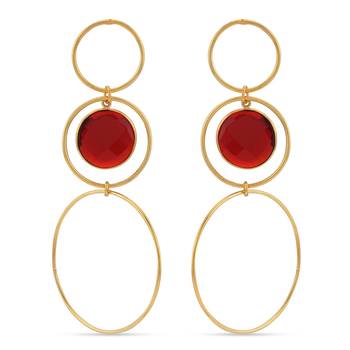 Pink pearl earrings 2