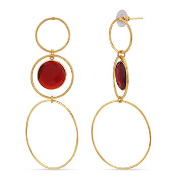 Pink pearl earrings 3