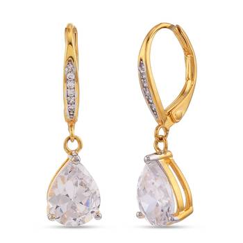 White pearl earrings 3