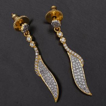 White pearl earrings 1
