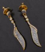 White pearl earrings