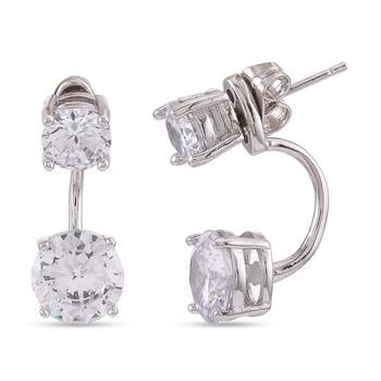 White pearl earrings 3