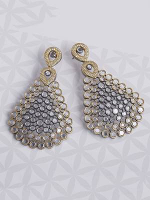 White pearl earrings 1