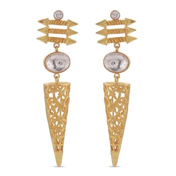 White pearl earrings 2
