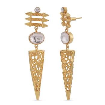 White pearl earrings 3