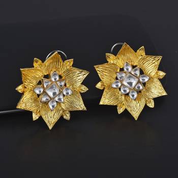 White pearl earrings 1