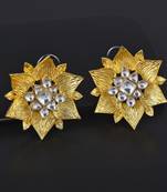 White pearl earrings