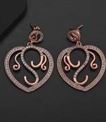 White pearl earrings