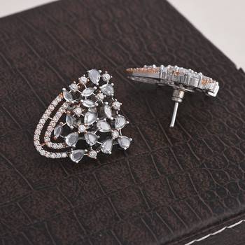 White pearl earrings 1