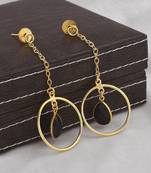 Black pearl earrings