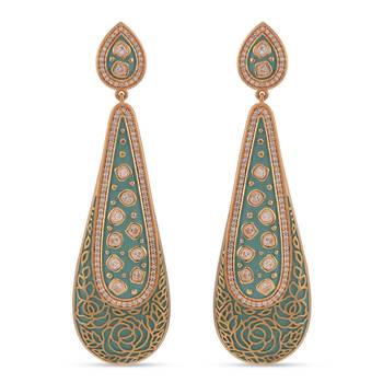 White pearl earrings 2