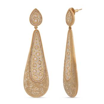 White pearl earrings 2