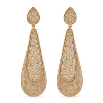 White pearl earrings 3