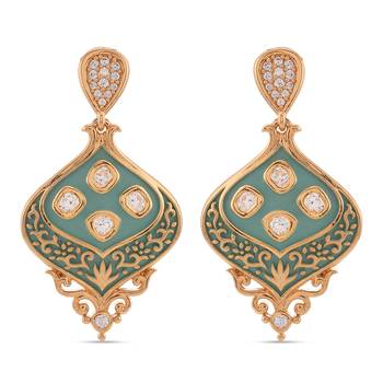 White pearl earrings 3