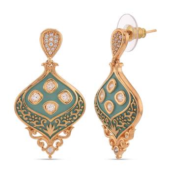 White pearl earrings 4