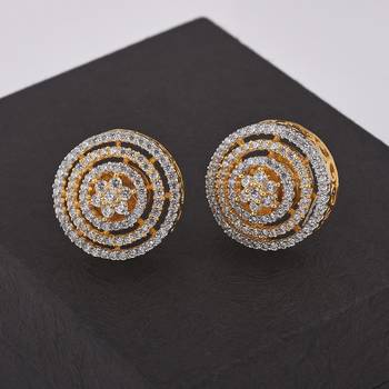 White pearl earrings 1