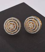 White pearl earrings