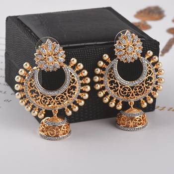White pearl earrings 1