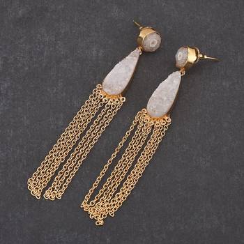 White pearl earrings 1
