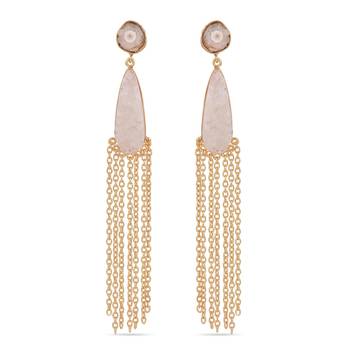 White pearl earrings 2