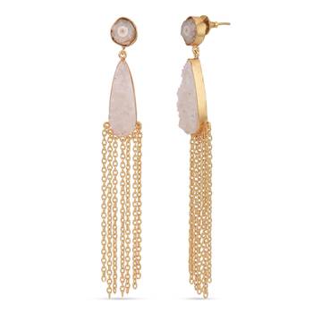 White pearl earrings 3