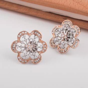 White pearl earrings 1