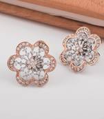 White pearl earrings