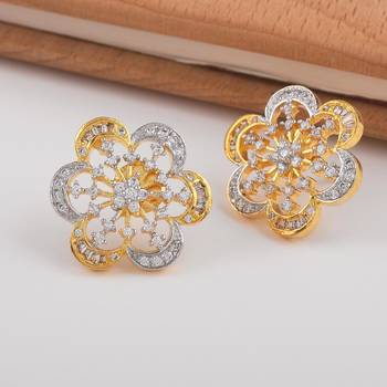 White pearl earrings 1