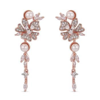 White pearl earrings 2