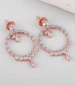 White pearl earrings