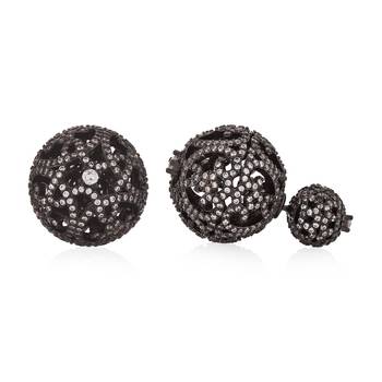 White pearl earrings 3