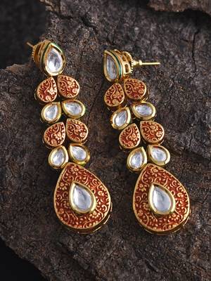White pearl earrings 1
