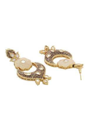 White pearl earrings 4
