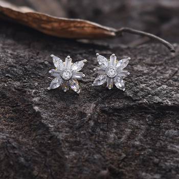 White pearl earrings 1