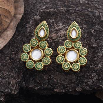 White pearl earrings 1