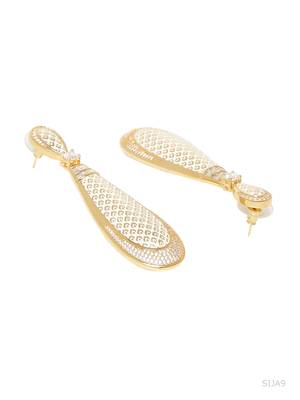 White pearl earrings 4