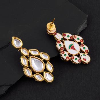 White pearl earrings 3