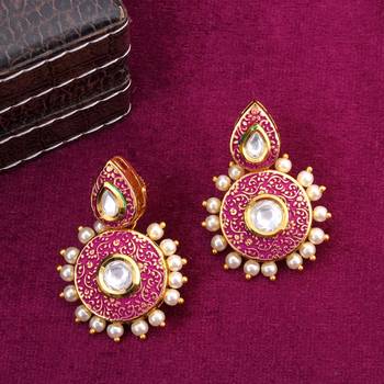 White pearl earrings 1