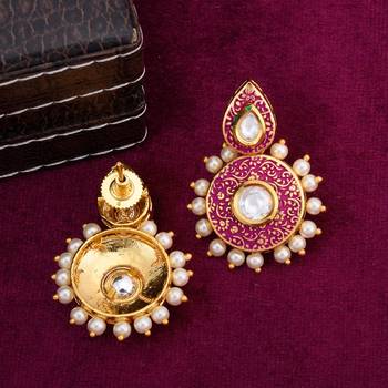 White pearl earrings 2