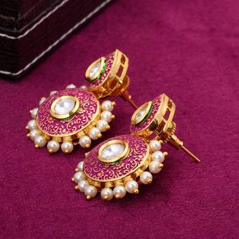 White pearl earrings 3