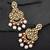 White pearl earrings