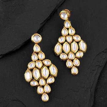 White pearl earrings 1